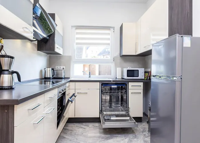 Rheinland - Stilvolle, Moderne Mit Kostenfreiem Wlan Und Parkplatz דירה